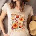 thumbnail image 4 of Just a Girl Who Loves Fall T-Shirt | Autumn Pumpkin Girl Tee | Cozy Fall Aesthetic Top, Azalea, Size 2XL, 4 of 6