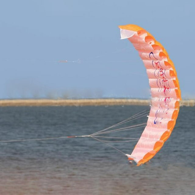 Cometa acrobática de surf shamjiam Juguete de paracaídas de energía de urf naranja