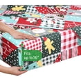 thumbnail image 3 of PC Deep Pocket Queen Sheet Set Fit Breathable Microfiber Soft Queen Size Sheet Set Hotel Style Bed Sheet Set for Women Men Flower, 3 of 8