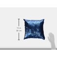 thumbnail image 5 of IMAX Corporation Estradin Sequin Chevron Decorative Pillow in Blue, 5 of 5