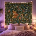 thumbnail image 2 of Floral Garden Rich with Botanical Arts Crafts, Nostalgic Vintage for Botanical Art Lovers, Aesthetic Wall Decor, Mother'S Day Gift, Tapestry Wall Hanging for Dorm and Living Room, 2 of 7