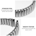 thumbnail image 5 of Zoyueyie Stretch Stainless Steel Watch Band, Delicate Elastic Watch Strap, Flexible Expansion Replacement Strap, Comfortable Watch Band for Men Daily Watch Wearing Silver ( 16MM ), 5 of 10