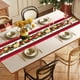 thumbnail image 4 of Christmas Table Runner Faux Linen Holiday Decor for Dining Table Party Decoration Indoor Outdoor Seasonal Festive Home Kitchen Decorations, 4 of 6