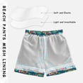 thumbnail image 3 of FORMRS Boys Swim Trunks Quick Dry Mesh Lining Beach Boardshorts, Sizes XS-XL, Green Cartoon Truck Pattern, 3 of 7