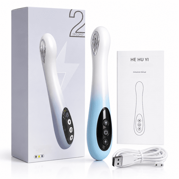 4-in-1 Handheld Massager, Rechargeable Portable Massager with 8 Modes & 3 Speeds, Magnetic Charging, Long Lasting Runtime for Body Relaxation