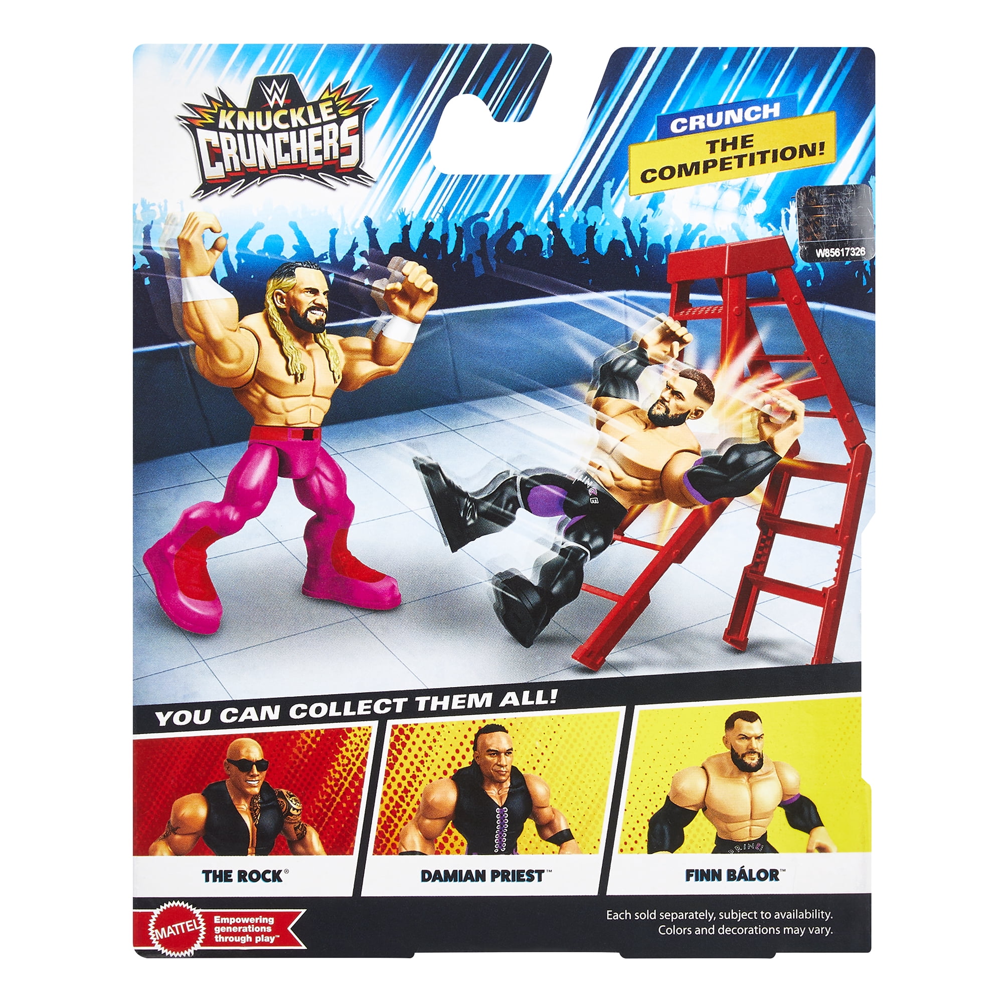 Seth Rollins (Purple) - WWE Knuckle Crunchers 4 Mattel WWE Toy Wrestling Action Figure