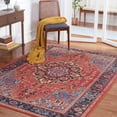 thumbnail image 2 of SAFAVIEH Journey Casey Oriental Machine Washable Area Rug, Red/Blue, 7'9" x 10', 2 of 9