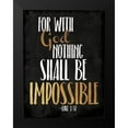 thumbnail image 2 of Villa, Mlli 19x24 Black Modern Framed Museum Art Print Titled - Be Impossible, 2 of 5