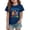 Navy, variant on Grblisyd First Day of School Shirt Girls Boys Letter Print Crew Neck Short Sleeve Tshirt Kids Back to School Graphic Tee Tops
