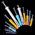 thumbnail image 5 of 220Pcs Wall Plug and Screws Set Drywalls Anchors and Wall Screws Plastic, 5 of 5