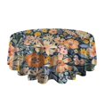 thumbnail image 5 of Pioneer Flower Round Tablecloth 60" X 60",Wrinkle Wipeable Table Cloth for Kitchen Dining Room Picnic Patio Party, 5 of 6