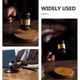 thumbnail image 2 of 1 Set Wooden Auction Hammer Lawyer Judge Gavel Multifunctional 24x8.5x3.8cm Black, 2 of 2