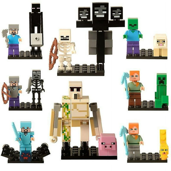 Skeleton Chick Rock Monster Zombie Building Blocks Plastic Toys For Boy and girl Christmas Gifts