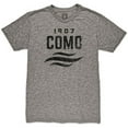 thumbnail image 2 of Men's 1863FC  Heather Gray Como 1907 Mono Crest Twisted Tri-Blend Slub T-Shirt, 2 of 3