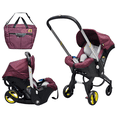 thumbnail image 1 of Carriola Para Bebé Starkids Polux Convertible Con Pañalera Cherry, 1 of 3