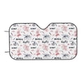 thumbnail image 7 of Haiem Cute Magic Bunny Car Windshield Sun Shade - Blocks UV Rays Sun Visor Protector, Sunshade to Keep Your Vehicle Cool, Universal Fit SUV Van Sedan-, 7 of 7