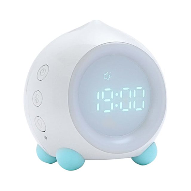 Inteprter Alarma para niños Simulador digital Alarma junto a la cama alimentada para niñas Niños Dormitorio Despertador silencioso, Type3 NO3