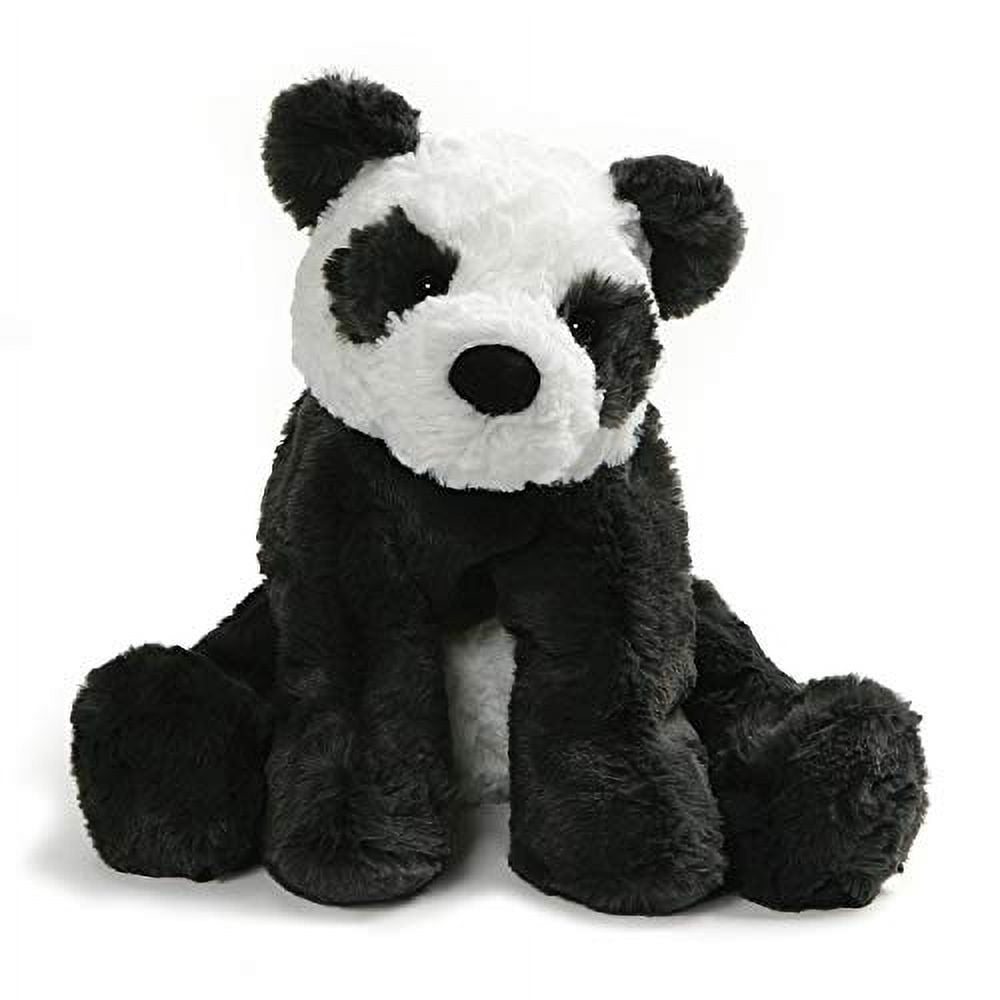 Gund Heads & Tales Panda Bear Plush Stuffed Animal Soft Toy Plaid