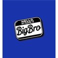 thumbnail image 4 of Big Bro Name Tag Boy's Natural Crew Neck Short Sleeve Tee-Medium, 4 of 4