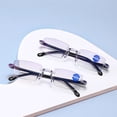 thumbnail image 3 of Gafas anti-miopía azul combinadas, de moda, sin montura, con acabado recortado Gafas anti-miopía azul, 3 of 6