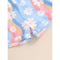 thumbnail image 7 of FEORJGP Toddler Girls One-piece Overalls 6M 12M 18M 2T 3T 4T Infant Baby Sleeveless Shortall Farm Daisy Print Jumpsuits Straps Buttons Pockets Romper  Comfy Summer Clothes for Daily Vacation, 7 of 7