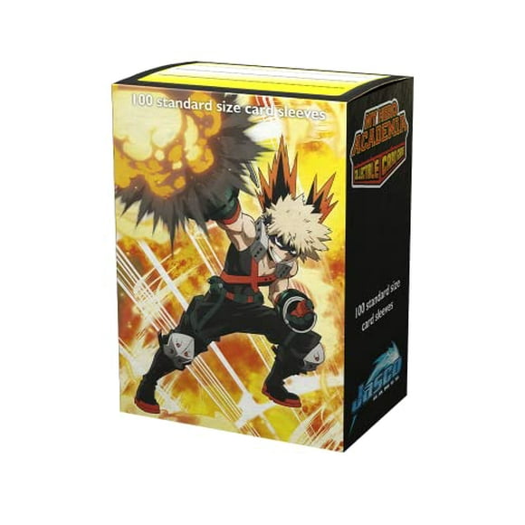 Arcane Tinmen Fundas de Escudo de dragón Arte Mate: My Hero Academia: Bakugo Explode 100 CT Las Fundas de Tarjeta MTG Son Suaves y Resistentes Compatible con Tarjetas Pokemon(AT-16036)
