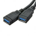 thumbnail image 2 of JSER 2 Ports USB 3.0 Female to Motherboard 20pin Header Cable for front Panel 20cm, 2 of 7