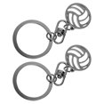 thumbnail image 5 of OUNONA 2 Pcs Key Chain Volleyball Keychain 7.50X2.00X2.00CM Silver, 5 of 8
