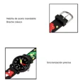 thumbnail image 4 of Reloj Led Niños Dinosaurios Kawai 3d Impermeable Mov Japones Correa Azul Bisel Azul marino Fondo Azul marino, 4 of 5