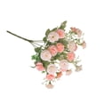 thumbnail image 3 of Inteprter Ramo de claveles artificiales, decoración de flores familiares, decoración de flores de simulación, ramo de flores falsas de seda para fiesta Flores artificiales champán PC 1 Inteprter HA6616-01B, 3 of 6