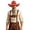 Brick Red, variant on Western Cowboy Hat for Women Men Small Short Wide Brim Beach Cowgirls Cattleman Cowboys Hats