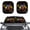 Jazz Saxophone, variant on Chririnla Retro Jazz Band Windshield Sunshade 2 Pieces Vintage Car Sun Cover Visor Universal Fit Folding UV Protection Automotive Interior Accessories Great for Summer Travel & Daily Parking