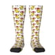 thumbnail image 1 of Fotbe Rubber Duck Chicken Bird Calcetas Divertidas Estampadas para Hombre y Mujer, Calcetas de Algodón hasta la Rodilla para Caminar, Correr, Enfermería y Embarazo, 1 of 6
