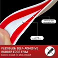 thumbnail image 3 of Borde YANRUIPRO de goma flexible, a prueba de bebés, 20 pies, blanca, 3 of 7