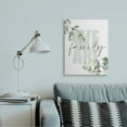 thumbnail image 5 of Stupell Industries We Are Family Phrase Peaceful Green Florals Canvas Wall Art by Kim Allen, 5 of 5