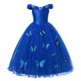 thumbnail image 3 of Disney vestido de princesa Cenicienta para niñas, ropa de fiesta de cumpleaños, Carnaval, disfraz de Elsa, Anna, Bella, Rapunzel, Aurora, Encanto, 3 of 5