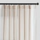 thumbnail image 1 of Cortinas de mezcla de lino con rayas Jinchan de 229 cm de largo para sala, 1 of 9