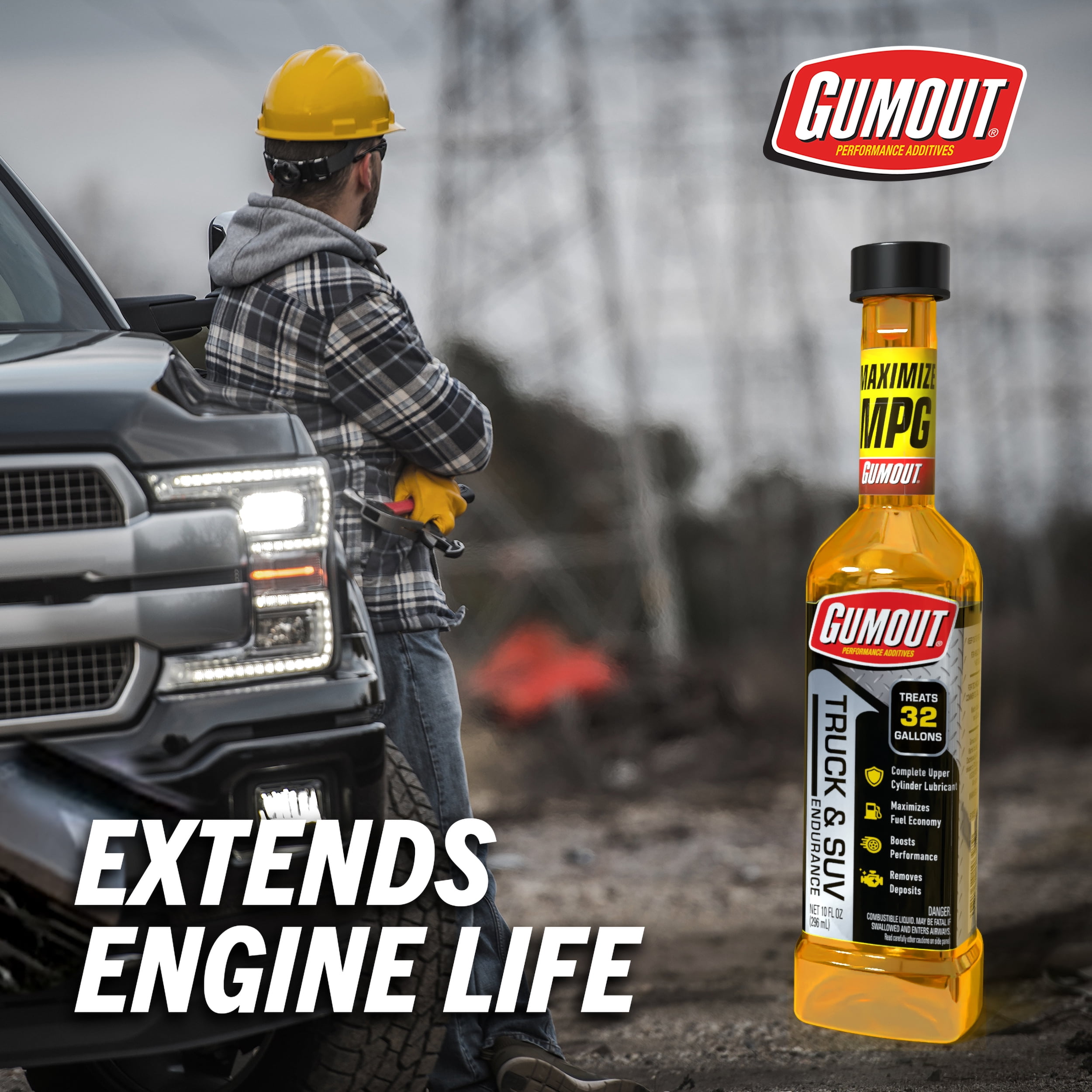 Gumout Truck & SUV Endurance 510397W – Advanced Fuel System Protection for Heavy-Duty Performance