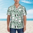 thumbnail image 6 of Picia Puppy Gentle Cotton Regular Fit Short Sleeve Casual Hawaiian Shirt for Men-3X-Large, 6 of 8