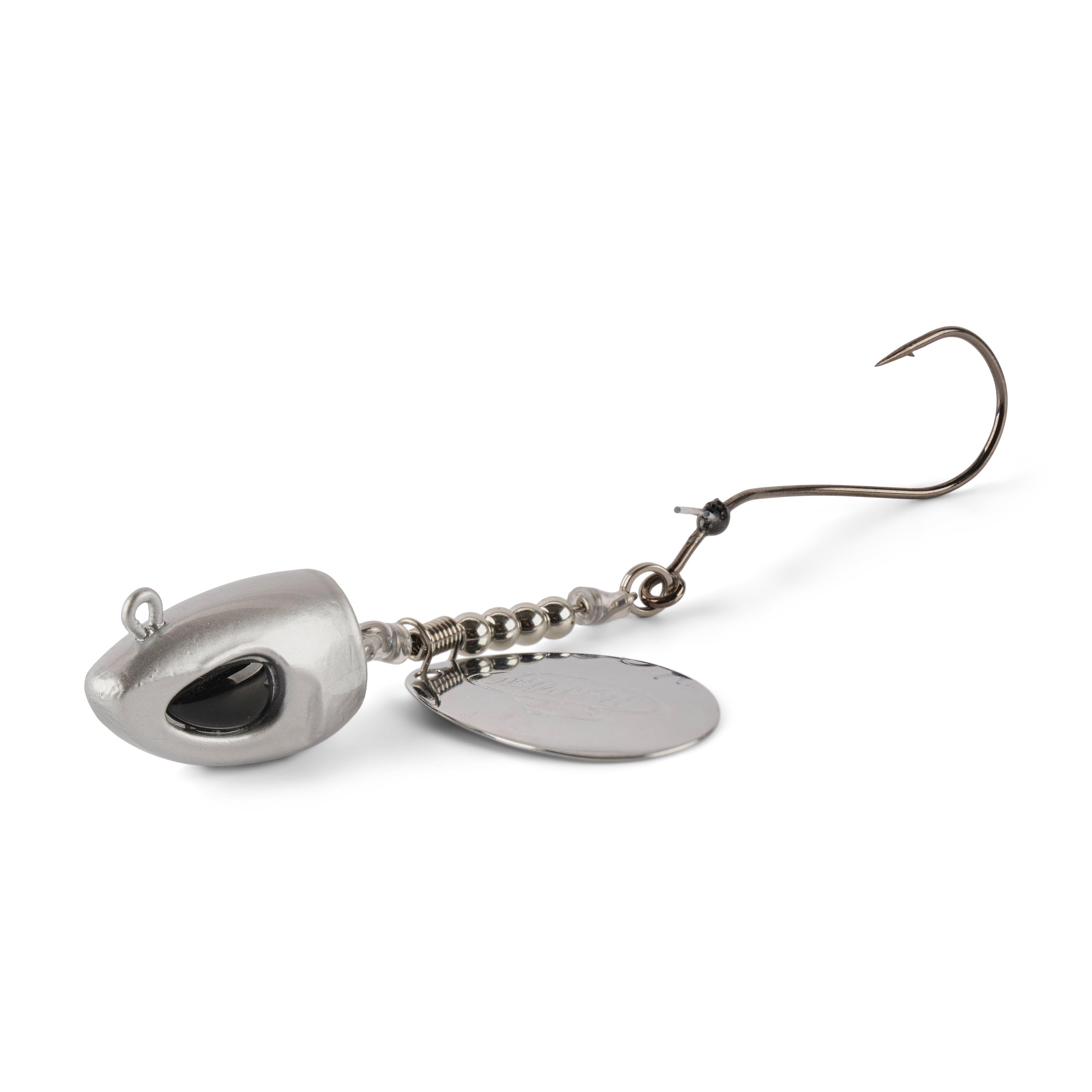 Berkley Bladed Rawler Jig, 1/0, Straight Chrome
