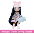 thumbnail image 3 of Barbie Extra Fly Themed Minis Doll - Snow Barbie -, 3 of 6