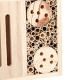 thumbnail image 3 of Garden Outdoor Wooden Insect Bee House Wood Bug Room Shelter Nesting Box Decoration, 3 of 11