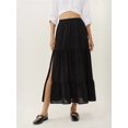 thumbnail image 6 of Tiered Maxi Skirt with Elastic Waist, 6 of 8