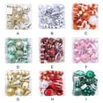 thumbnail image 3 of Advancent Juego de bolas colgantes con forma de corazón, decoraciones festivas, adornos, regalos pensativos, juego de bolas colgantes, Feliz Kits de decoración para fiestas rosa, 3 of 6