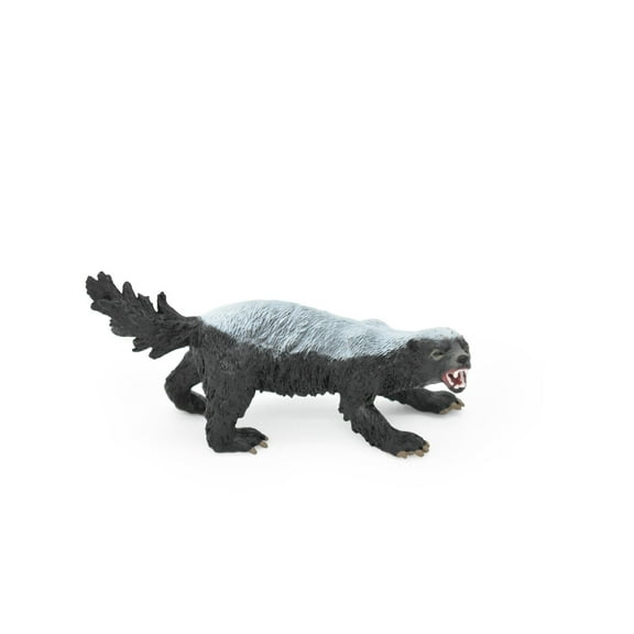 Badger Toy, Honey, Ratel, Very Realistic Rubber Figure, Model, Educational, Animal, Hand Painted Figurines, 5" CH040 BB76