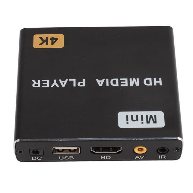 Reproductor multimedia HD, puerto AV de reproductor multimedia HD USB 4k 30 Hz para música