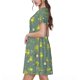 thumbnail image 2 of Disketp Cute Yoga Frogs para Vestido de Manga Corta para Mujeres, Vestidos de Verano para Mujeres, Casual y Holgado para la Playa, 2 of 6