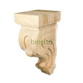 thumbnail image 4 of 14" Corbel Traditional Solid Rubberwood Bracket Set of 2 (C-CBLM-RW), 4 of 4