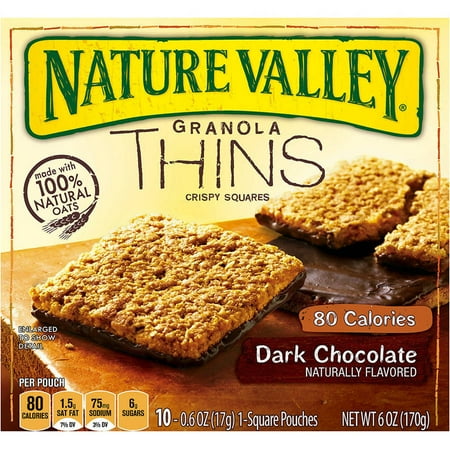 Nature Valley Dark Chocolate Granola Thins, 6 Oz