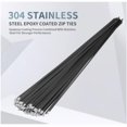 thumbnail image 3 of 50Pcs Metal Zip Ties Stainless Steel Heavy Duty Self-Locking Cable Ties 18 inch, 3 of 5